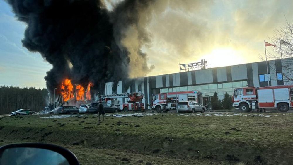 Fire at Latvia drone factory that supplies Ukraine