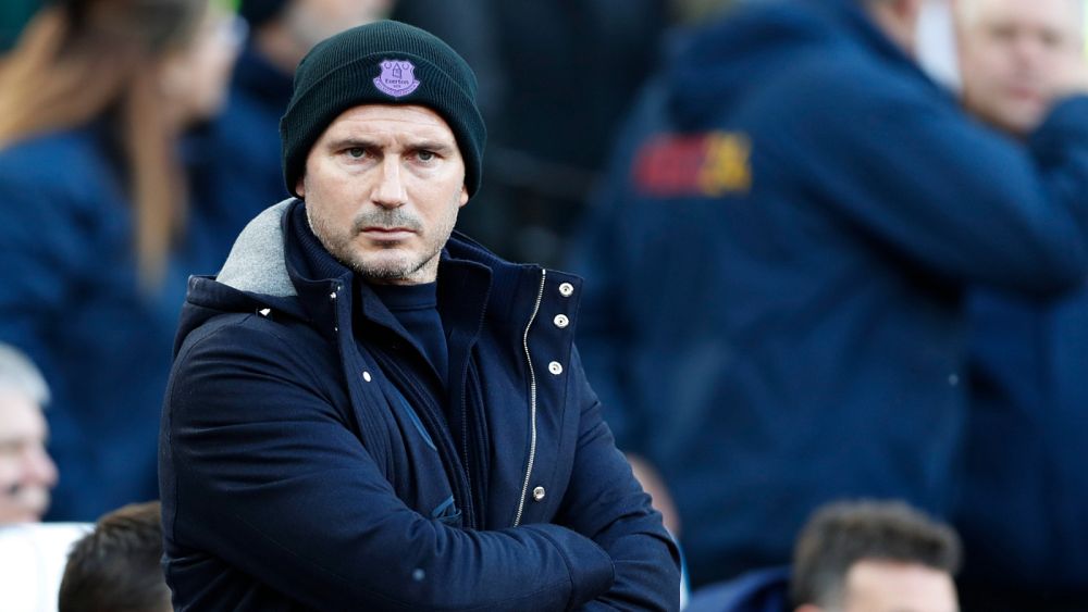 Frank Lampard sacked as manager of Premier League club Everton